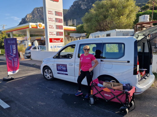 Cyclists finishing the 312 Sportive